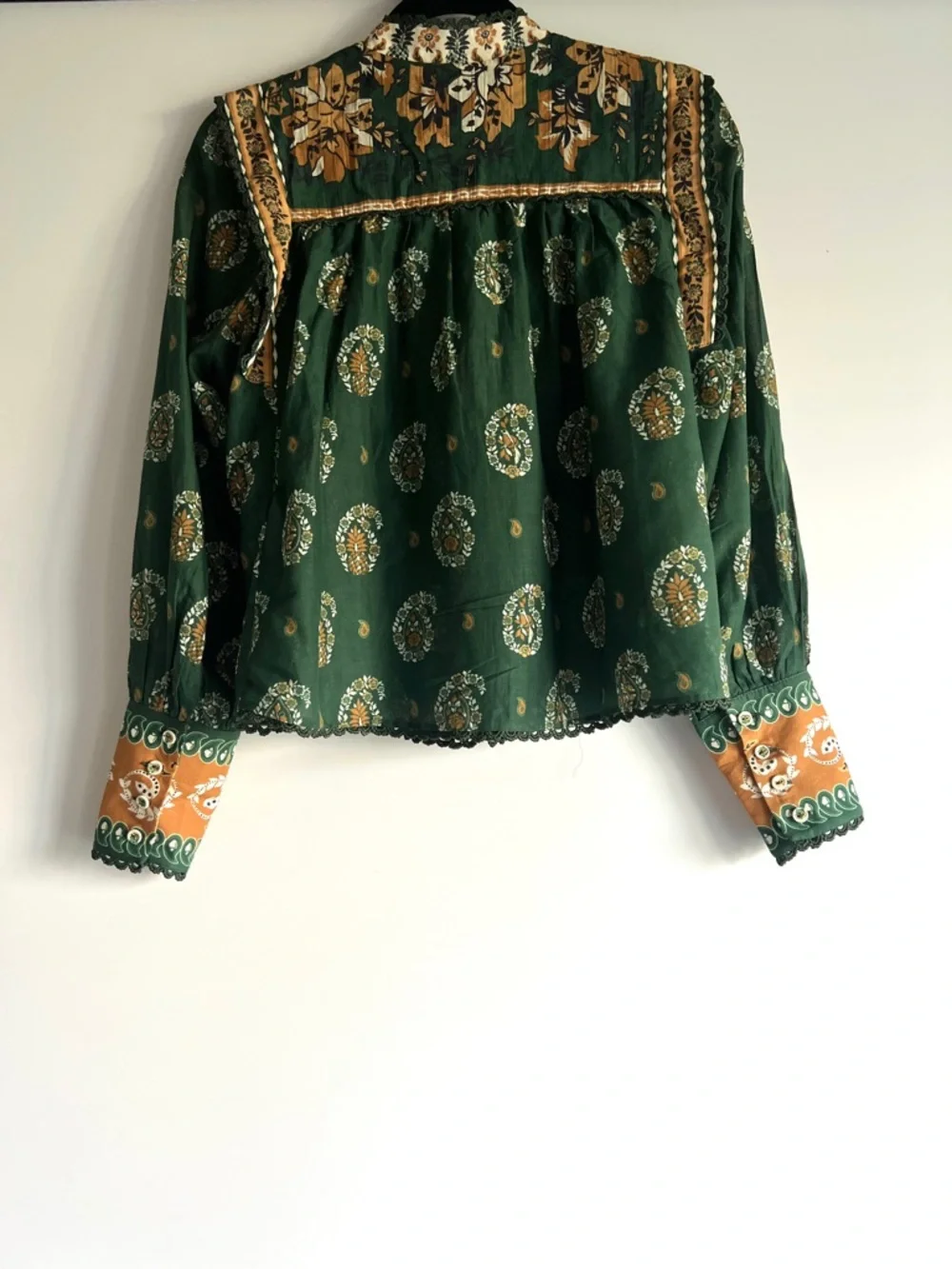 FARM Rio Tayla Green Blouse Size XXS NWT